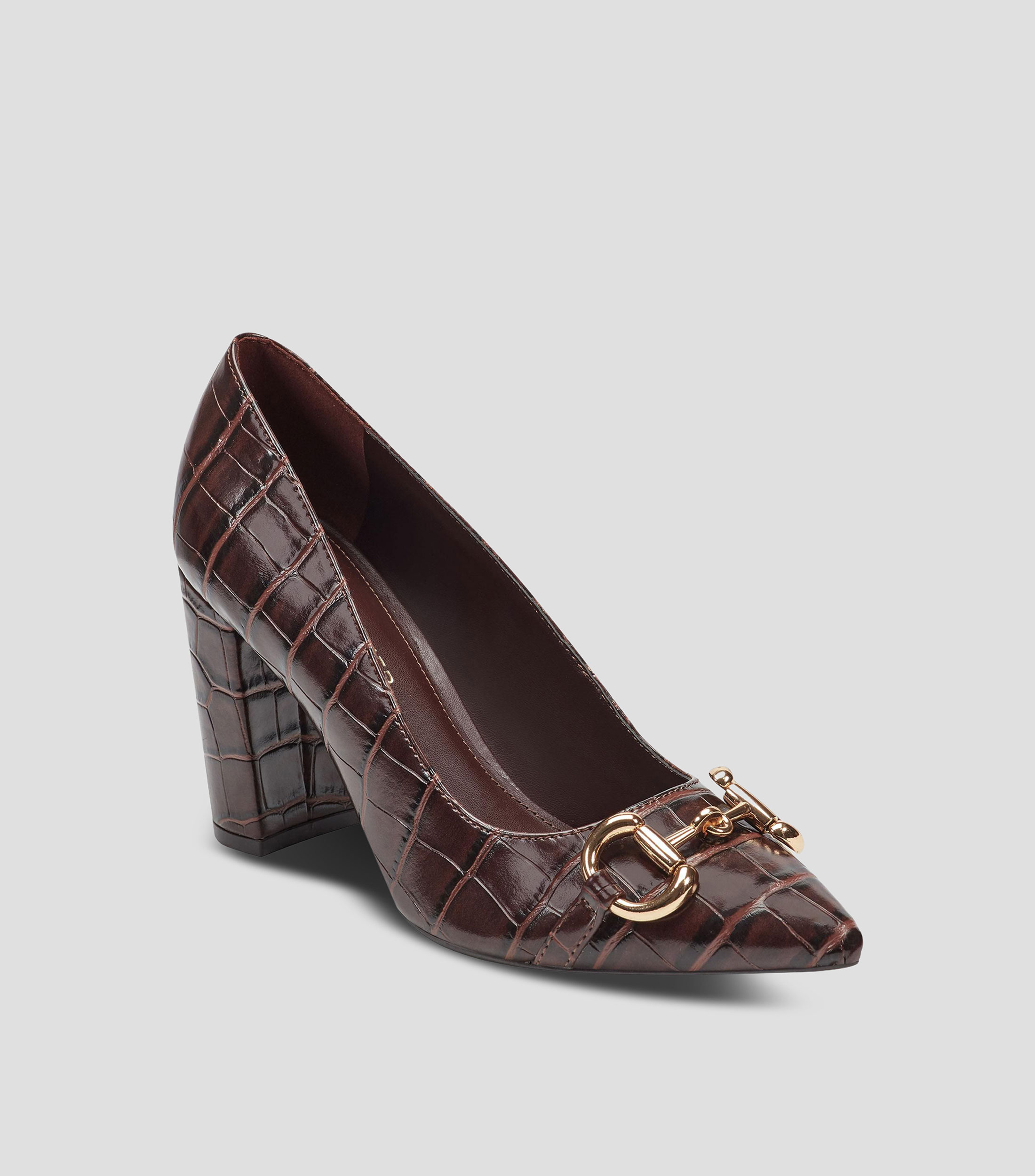 Zapatillas con tacón medio cuadrado Mujer